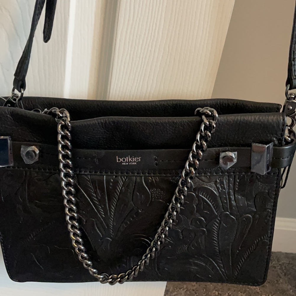 Botkier New York embossed leather handbag...Also this bag is no longer new